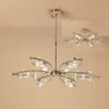 Mantra M0884AB Kromo Telescopic Semi Flush Convertible 6 Light G9, Antique Brass -Philips Shop k k r kromo m0884ab