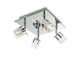 Firstlight 6097CH Ocean 4 Light Flush Ceiling Light