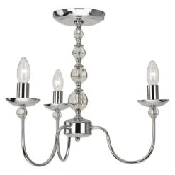 Firstlight 6126CH Galaxy 3 Light Flush Fitting