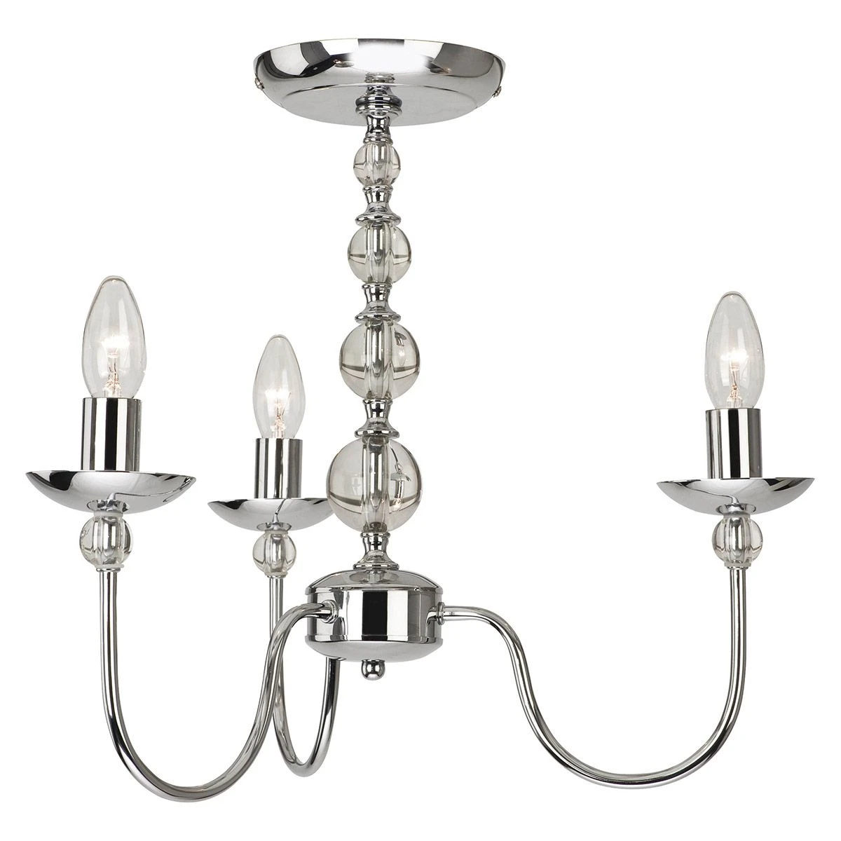 Firstlight 6126CH Galaxy 3 Light Flush Fitting 3 Firstlight 6126CH Galaxy 3 Light Flush Fitting