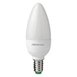 Megaman LED Dimmable Candle 5.5W = 40W SES/E14 Cool White 4000K CRI Ra90