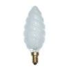 60W 240V SES E14 C45 Twisted Matt Pearl 45x130mm Large Candle Lamp 2,000 Hr -Philips Shop l l i line 22 c45 60w e14 op
