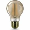 Philips Vintage LED Filament A60 8W = 50W ES/E27 Gold Light Bulb - Extra Warm White 2 Philips Vintage LED Filament A60 8W = 50W ES/E27 Gold Light Bulb - Extra Warm White -Philips Shop l l i line4 philips a60 8w e27 1