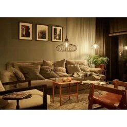 Philips Vintage LED Filament A60 8W = 50W ES/E27 Gold Light Bulb - Extra Warm White -Philips Shop l l i line4 philips a60 8w e27 4