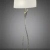 Mantra M3709 Lua Floor Lamp 2 Light E27, Satin Nickel With White Shade 2 Mantra M3709 Lua Floor Lamp 2 Light E27, Satin Nickel With White Shade -Philips Shop l l u lua m3709