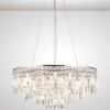 Diyas IL30256 Maddison Polished Chrome/Crystal 8 Light Round Pendant Light -Philips Shop m m a maddison il30256
