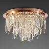 Diyas IL31711 Maddison Rose Gold/Crystal 6 Light G9 Round Ceiling Light -Philips Shop m m a maddison il31711