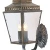 Elstead MANSIONHS/WB1 BR Mansion House Wall Lantern Brass -Philips Shop m m a mansionhsw1br