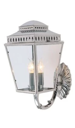 Elstead MANSIONHS/WB1 PN Mansion House Wall Lantern Polished Nickel