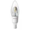 Megaman 143179 4W SBC/B15 LED Clear Candle Lamp, Sparkling Light Effect -Philips Shop m m e megaman 143179