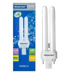 Megaman 10W 2 Pin G24d-1 PL-C Warm White Plug-in Lamp 3000K