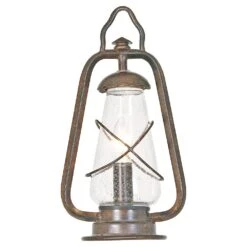 Elstead MINERS PED Miners Pedestal Lantern
