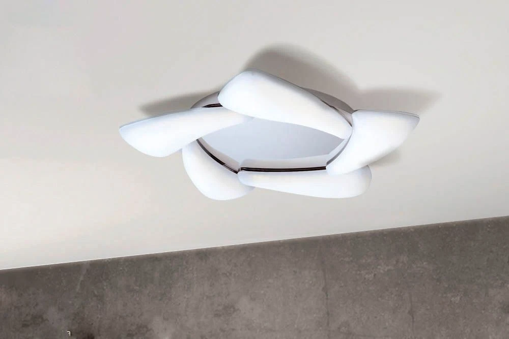 Mantra M3807 Mistral Ceiling 30W LED 3000K, Polished Chrome/Frosted Acrylic 3 Mantra M3807 Mistral Ceiling 30W LED 3000K, Polished Chrome/Frosted Acrylic