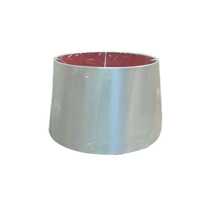 Interiors 1900 Rochamp Freya 16in White With Red Lining Tapered Drum Silk Shade 3 Interiors 1900 Rochamp Freya 16in White With Red Lining Tapered Drum Silk Shade