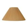 Interiors 1900 Rochamp Matilda 18in New Honey Mushroom Pleat Coolie Silk Shade -Philips Shop m a main mat18nh