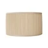 Interiors 1900 Rochamp Nicole 15in Cream Mushroom Pleat Drum Silk Shade -Philips Shop m a main nic15cr