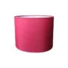 Interiors 1900 Rochamp Windsor 12in Oval Drum Wine (Red) Silk Shade -Philips Shop m a main win12win