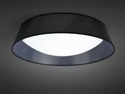Mantra M4967 Nordica Ceiling 60W LED 90cm Black 3000K, White Acrylic With Black Shade
