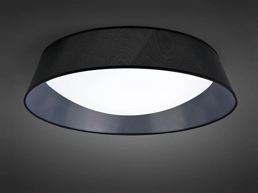 Mantra M4967 Nordica Ceiling 60W LED 90cm Black 3000K, White Acrylic With Black Shade 3 Mantra M4967 Nordica Ceiling 60W LED 90cm Black 3000K, White Acrylic With Black Shade