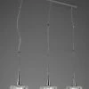 Mantra M3931 O2 Pendant 3 Light E27 Line Large, Polished Chrome -Philips Shop o o 2 o2 m3931