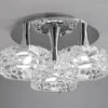 Mantra M3935 O2 Ceiling 3 Light E27 Large, Polished Chrome -Philips Shop o o 2 o2 m3935