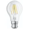 Osram LED Filament GLS Bulb 4W = 40W BC/B22d Clear Warm White 2700K (non-dim) 1 Osram LED Filament GLS Bulb 4W = 40W BC/B22d Clear Warm White 2700K (non-dim) -Philips Shop o o s osram led filament leuchtmittel a60 birne 4w 40w b22d klar 470lm warmweiss 2700k