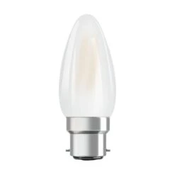 Osram LED Filament Candle 4.5W = 40W B22d 470lm Warm White Dimmable