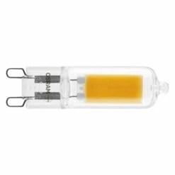 2x Osram LED 2W = 20W G9 Glass Capsule Clear Lamp, Twin Pack Warm White 2700K (non-dim) -Philips Shop o o s osram led g9 2w ww 2pack 2