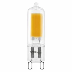 2x Osram LED 2W = 20W G9 Glass Capsule Clear Lamp, Twin Pack Warm White 2700K (non-dim) -Philips Shop o o s osram led g9 2w ww 2pack 4