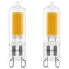 2x Osram LED 2W = 20W G9 Glass Capsule Clear Lamp, Twin Pack Warm White 2700K (non-dim) 2 2x Osram LED 2W = 20W G9 Glass Capsule Clear Lamp, Twin Pack Warm White 2700K (non-dim) -Philips Shop o o s osram led g9 2w ww 2pack 5