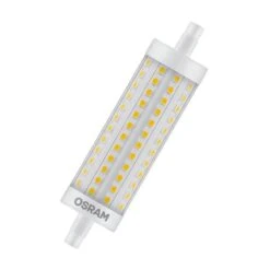 Osram LED 12.5W 118mm R7s Halogen Linear 100W Replacement, Warm White, 300° Beam 9 Osram LED 12.5W 118mm R7s Halogen Linear 100W Replacement, Warm White, 300° Beam -Philips Shop o o s osram led leuchtmittel 118mm stab star line 125w 5