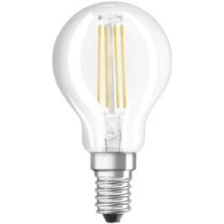 Osram LED Filament Golf Ball Retrofit Lamp 4W E14 Dimmable Via Light Switch 30%/100% -Philips Shop o s osram led filament leuchtmittel tropfen classic p 4w 40w e14 klar 5