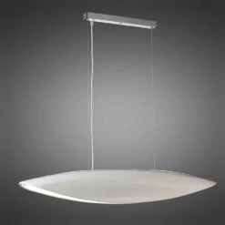 Mantra M1940 Pasion Pendant 6 Light E27, Gloss White/White Acrylic/Polished Chrome