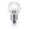 Philips 28W 240V ES E27 Energy Saver Halogen 45mm Round Clear Light Bulb -Philips Shop p p h philips halogen tropfen gluehbirne 28w 40w 35w e27 warmweiss 28 watt dimmbar