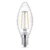 Philips LED Filament Candle Bulb Twisted Clear 2W=25W SES/E14, Warm White 2700K (non-dimmable) 1 Philips LED Filament Candle Bulb Twisted Clear 2W=25W SES/E14, Warm White 2700K (non-dimmable) -Philips Shop p p h philips led filament leuchtmittel kerze 2w 25w e14 klar