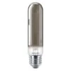 Philips LED Filament Tubular T32 E27 2.3W = 15W Smoked Glass Lamp -Philips Shop p p h philips led filament leuchtmittel t32 roehre 23w 15w e27 1