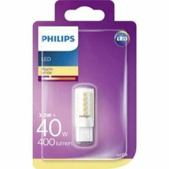 Philips LED G9 Capsule Lamp 3.2W = 40W Clear 400lm Warm White 9 Philips LED G9 Capsule Lamp 3.2W = 40W Clear 400lm Warm White -Philips Shop p p h philips led g9 ww 3 5w 3