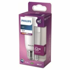 Philips LED Tube 9.5W = 68W ES/E27 Frosted T36 Stick Lamp, Warm White 3000K -Philips Shop p p h philips led leuchtmittel roehrenform 95w 68w e27 matt 950lm warmweiss 3000k 240 2