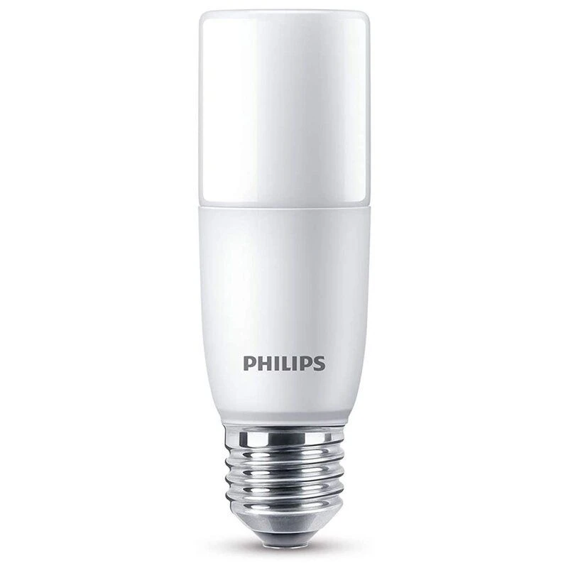Philips LED Tube 9.5W = 75W ES/E27 Frosted Stick Lamp, Cool White 4000K 3 Philips LED Tube 9.5W = 75W ES/E27 Frosted Stick Lamp, Cool White 4000K