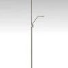 Mantra M4940 Phuket Floor Lamp 2 Light 21W Down 7W Up LED 3000K, Satin Nickel -Philips Shop p p h phuket m4940