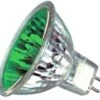Prolite MR16 True Colour Dichroic Green 12V 50W Halogen Spot Lamp, 60 Degree Beam -Philips Shop p p r prolite green 12 volt halogen dichroic mr16 20 watt 1 700x625 1