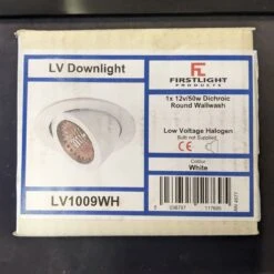 Firstlight LV1009WH 12v/50w Round Wall Washer Scope Downlight - White - 90mm Cutout 7 Firstlight LV1009WH 12v/50w Round Wall Washer Scope Downlight - White - 90mm Cutout -Philips Shop p p x pxl 20220314 160440303