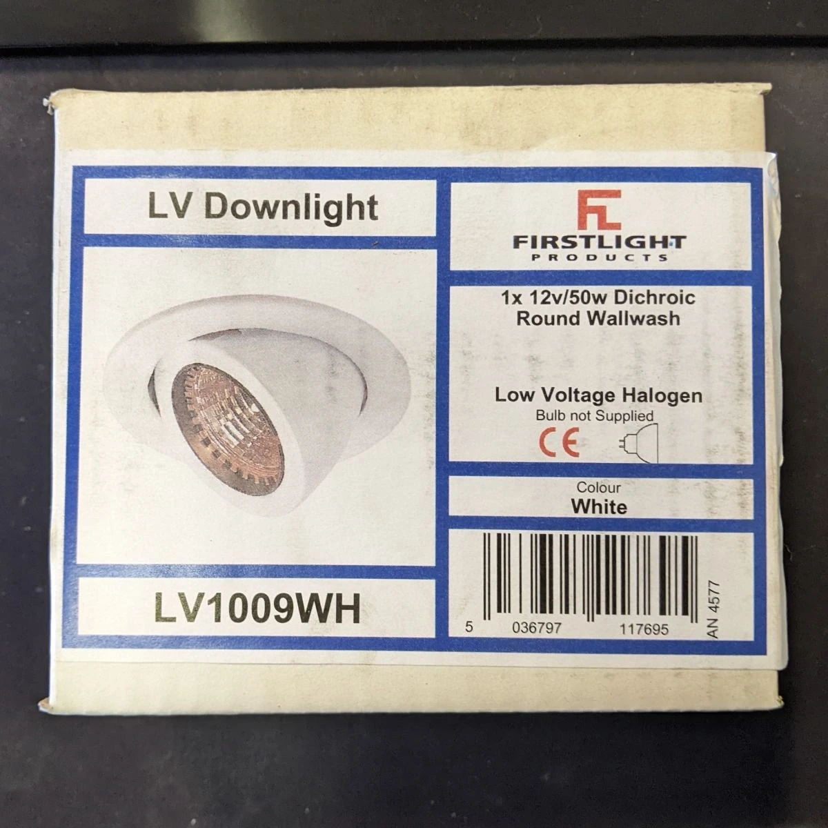 Firstlight LV1009WH 12v/50w Round Wall Washer Scope Downlight - White - 90mm Cutout 5 Firstlight LV1009WH 12v/50w Round Wall Washer Scope Downlight - White - 90mm Cutout - Image 3