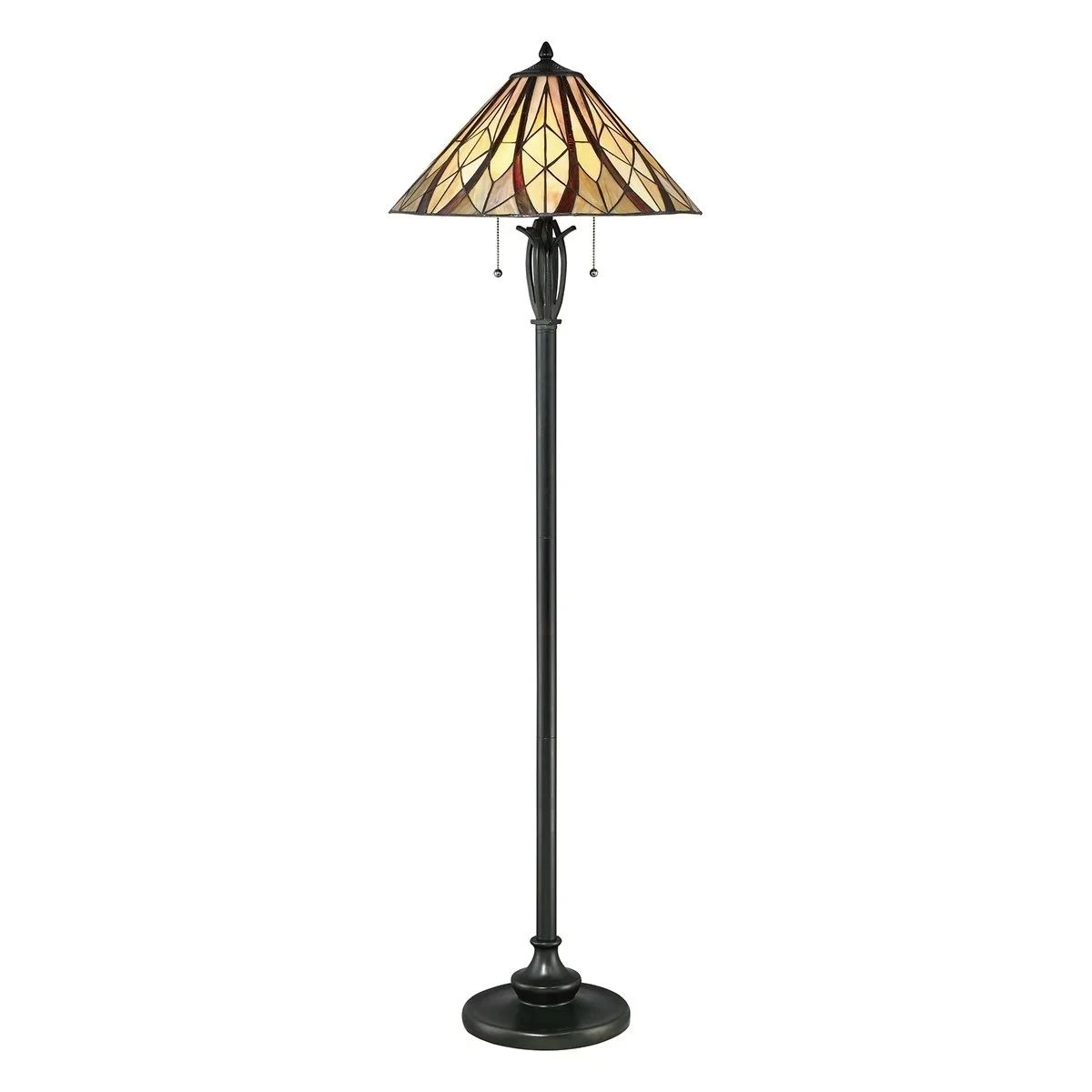 Elstead QZ-VICTORY-FL Quiozel Victory Tiffany Standard Lamp 3 Elstead QZ-VICTORY-FL Quiozel Victory Tiffany Standard Lamp