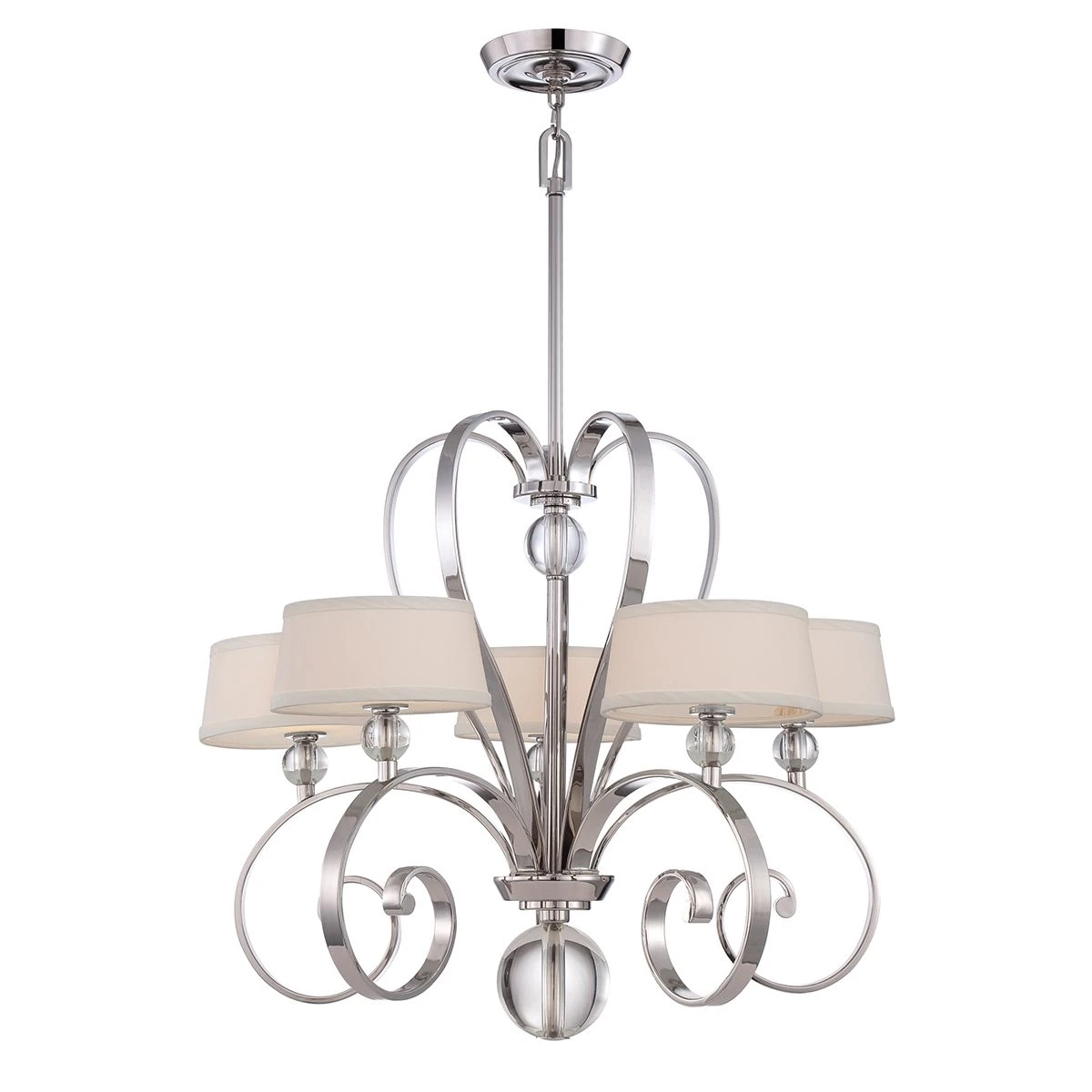 Quoizel QZ/MADISONM5 IS Madison Manor 5lt Chandelier Imperial Silver 3 Quoizel QZ/MADISONM5 IS Madison Manor 5lt Chandelier Imperial Silver