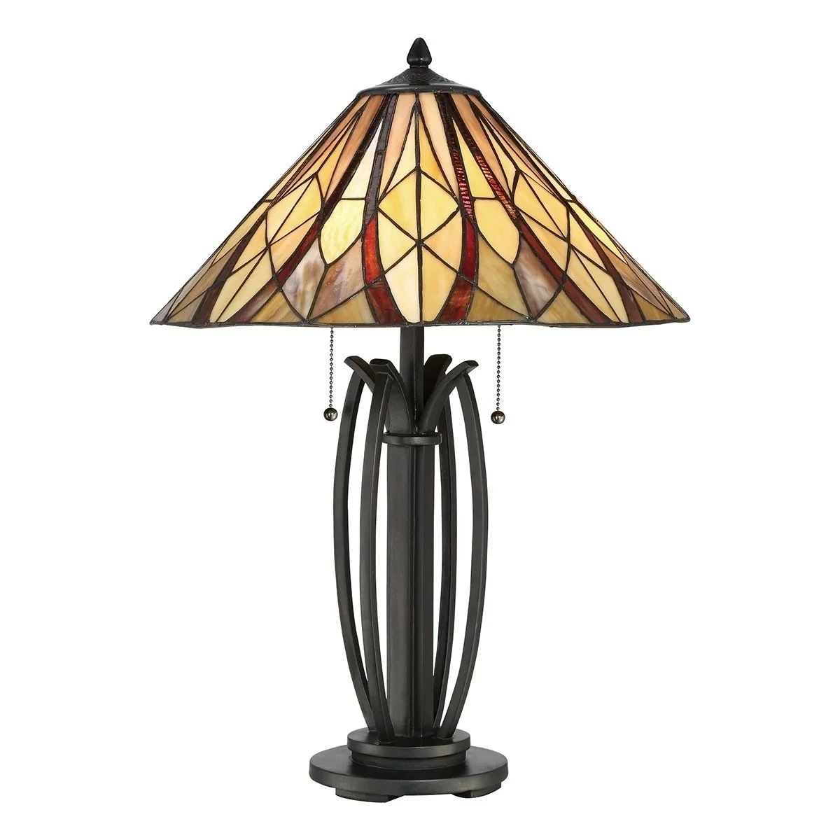Elstead QZ-VICTORY-TL Quiozel Victory Tiffany Lamp 4 Elstead QZ-VICTORY-TL Quiozel Victory Tiffany Lamp - Image 2