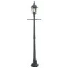 Norlys R5 BLACK Rimini Single Post Lantern Black -Philips Shop r r 5 r5blk