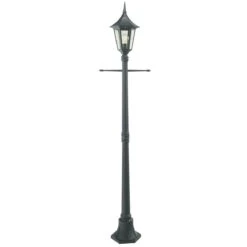 Norlys R5 BLACK Rimini Single Post Lantern Black