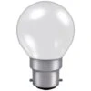 Bellight 60W 230-240V BC/B22 Frosted Round Golf Ball Light Bulb -Philips Shop r r o round b22 opal 12 1