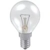 BELL 25W SES/E14 240V Dimmable Clear 45mm Golf Ball Light Bulb -Philips Shop r r o round e14 clear 3 1